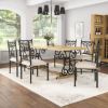 Picture of Annapolis 6 Seater Solid Wood & Wrought Iron Dining Set