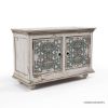 Picture of Colmar Solid Mahogany Wood Hand Carved Accent Storage Cabinet