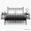 Picture of Montpellier 3 Piece Black Wrought Iron Bedroom Set
