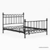 Picture of Montpellier 3 Piece Black Wrought Iron Bedroom Set