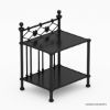 Picture of Montpellier 3 Piece Black Wrought Iron Bedroom Set