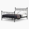 Picture of Montpellier Black Wrought Iron Panel Bed Frame