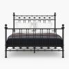 Picture of Montpellier Black Wrought Iron Panel Bed Frame