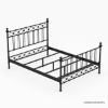 Picture of Montpellier Black Wrought Iron Panel Bed Frame