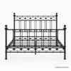 Picture of Montpellier Black Wrought Iron Panel Bed Frame