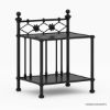 Picture of Montpellier Black Wrought Iron Handcrafted Nightstand