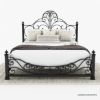 Picture of Appenzell Antique Black Wrought Iron Bed