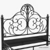 Picture of Appenzell Antique Black Wrought Iron Bed