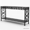 Picture of Appenzell Vintage Wrought Iron Black Console Table
