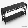 Picture of Appenzell Vintage Wrought Iron Black Console Table