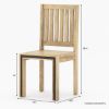 Picture of Marseille Rustic Solid Wood Handcrafted Dining Chair