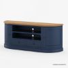 Picture of Peshtigo Two Tone Blue Solid Wood Media Console with Storage (55"- 84")