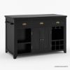 Picture of Urbandale Solid Wood Modern Kitchen Island Cabinet