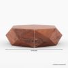 Picture of Riccarton Modern Solid Wood Geometric Coffee Table
