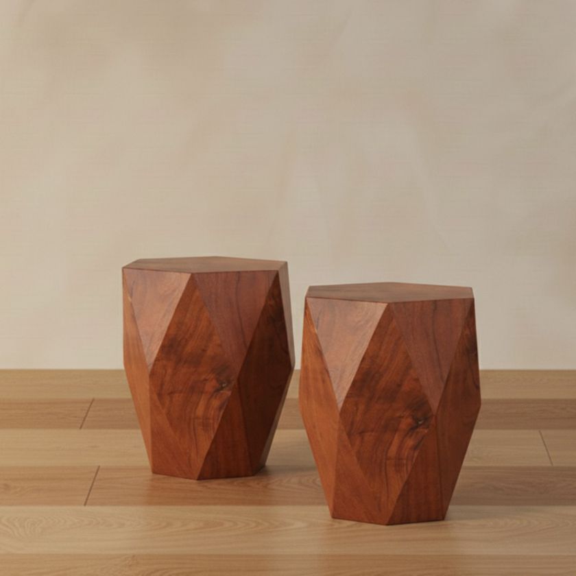 Picture of Riccarton Modern Diamond End Table Set of 2