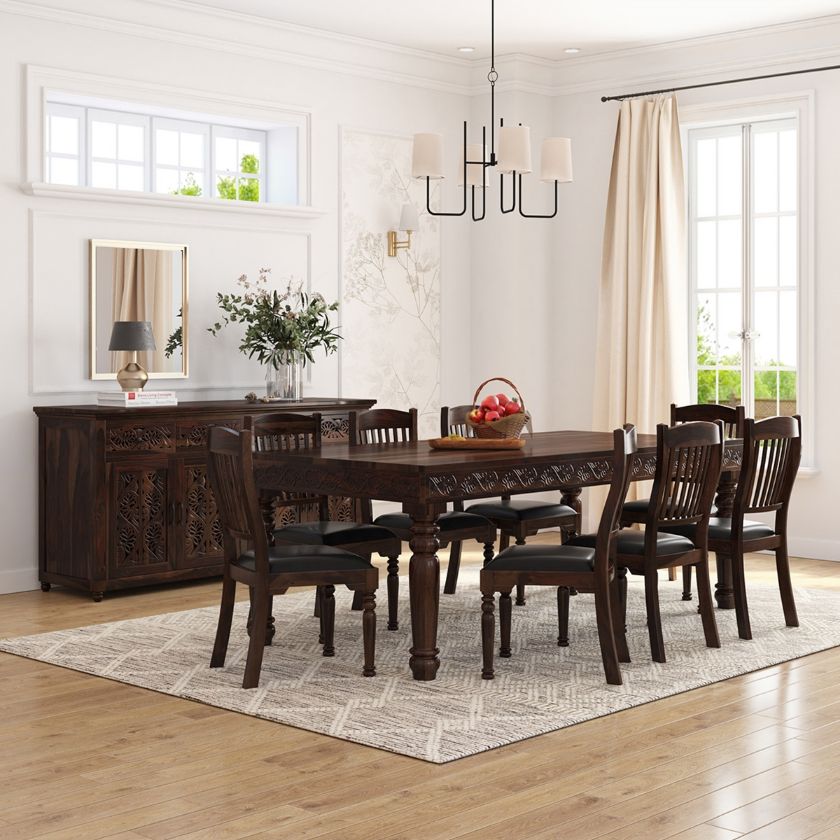 Picture of Langley Traditional Solid Wood Dining Room Set