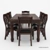 Picture of Langley Traditional Solid Wood Dining Table Chair Set