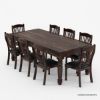 Picture of Langley Traditional Solid Wood Dining Table Chair Set