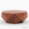 Picture of Bandera Solid Wood Modern Geometric Shape Coffee Table