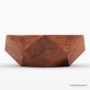 Picture of Bandera Wood Diamond Drum Shaped Coffee Table 