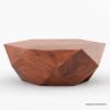 Picture of Bandera Wood Diamond Drum Shaped Coffee Table 