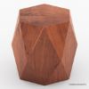 Picture of Bandera Solid Wood Modern Geometric Shape End Table