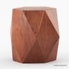 Picture of Bandera Solid Wood Modern Geometric Shape End Table