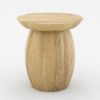 Picture of Camargito Rustic Solid Wood Round Top End Table