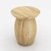 Picture of Camargito Rustic Solid Wood Round Top End Table