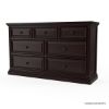 Picture of Bordeaux Solid Mahogany Wood Traditional 7 Drawer Dresser