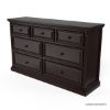Picture of Bordeaux Solid Mahogany Wood Traditional 7 Drawer Dresser