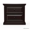 Picture of Bordeaux Solid Mahogany Wood Traditional 2 Drawer Nightstand
