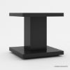 Picture of Fribourg Solid Wood Geometric Narrow End Table