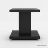 Picture of Fribourg Solid Wood Geometric Narrow End Table