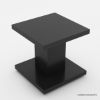 Picture of Fribourg Solid Wood Geometric Narrow End Table