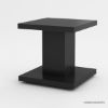Picture of Fribourg Solid Wood Geometric Narrow End Table