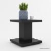 Picture of Fribourg Solid Wood Geometric Narrow End Table