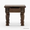 Picture of Renens Carved Traditional Square End Table Set of 2