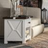 Picture of Acireale Rustic Solid Wood 1 Drawer End Table