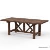 Picture of Bolzano Rustic Solid Wood Rectangular Dining Table