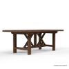 Picture of Bolzano Rustic Solid Wood Rectangular Dining Table