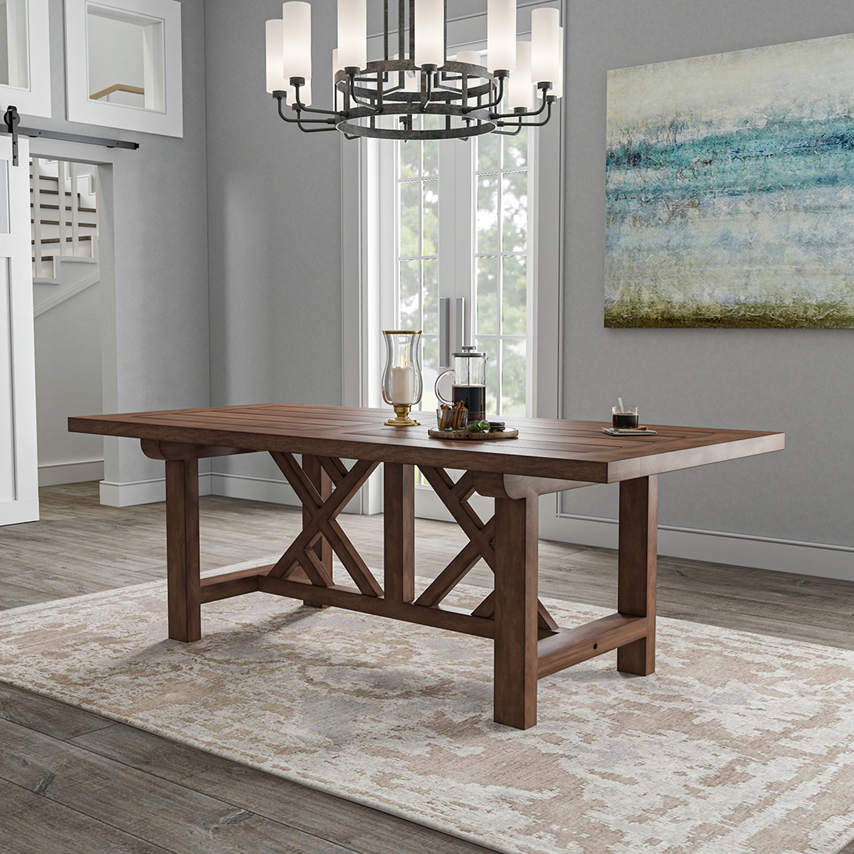 Solid Wood Rectangle Dining Table Timeless Elegance For Modern Dining