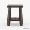 Picture of Enniskerry Rustic Solid Wood Handcrafted End Table