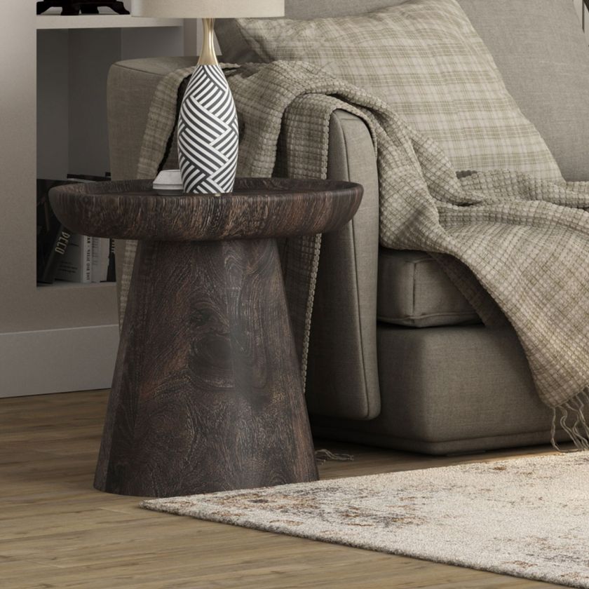 Picture of Pontevedra Round Solid Wood End Table