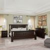 Picture of Lindenhurst Solid Mahogany Wood Traditional 4 Piece Bedroom Set