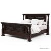Picture of Lindenhurst Solid Mahogany Wood Traditional 4 Piece Bedroom Set