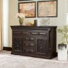 Picture of Lindenhurst Mahogany Wood Traditional 5 Drawer Bedroom Cabinet