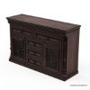 Picture of Lindenhurst Mahogany Wood Traditional 5 Drawer Bedroom Cabinet