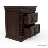Picture of Lindenhurst Mahogany Wood Traditional 2 Drawer Nightstand