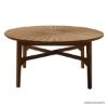 Picture of Visby Solid Teak Wood Outdoor Round Dining Table